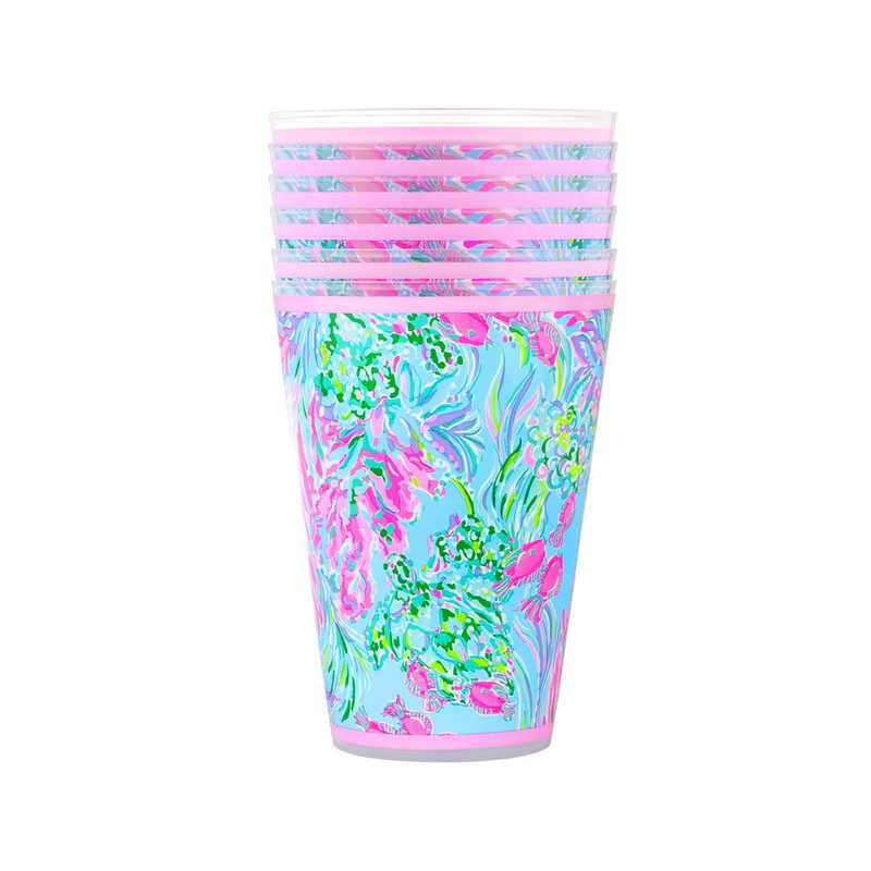 Lilly Pulitzer Pool Cups - Thumbnail 4