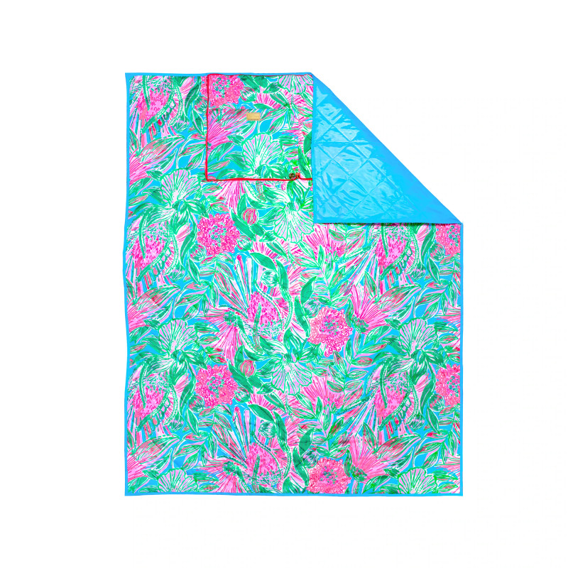 Lilly Pulitzer Picnic Beach Blanket Bag - Thumbnail 2
