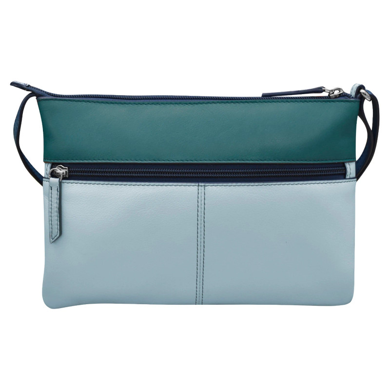 Rest&Recreation☆LOGO CROSSBODY POUCH (2color) ili New York Multicolor Double Zip Crossbody Purse - Beach