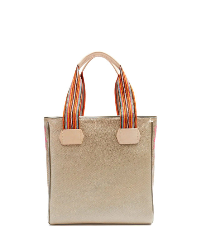 Consuela Embossed Tote Bags for Women