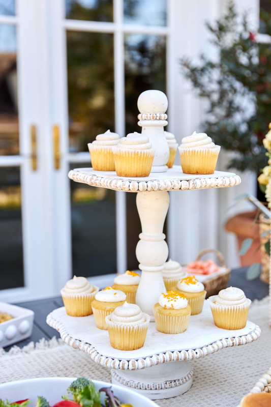 Mud Pie Beaded Tiered Server - Thumbnail 4