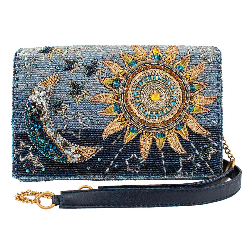 Mary Frances Solar System Crossbody Clutch Bag