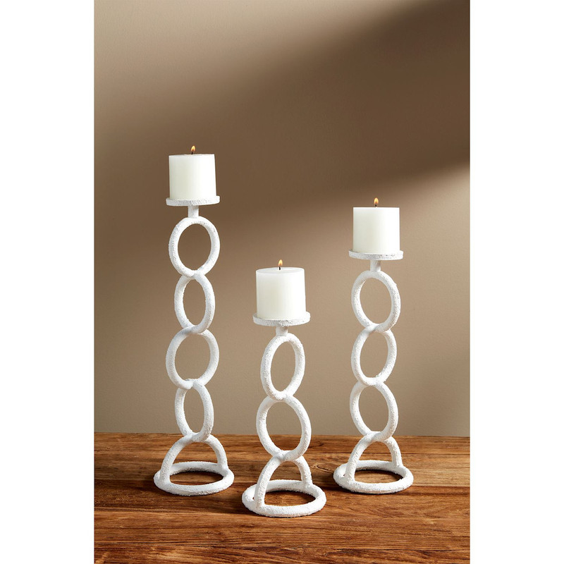 Mud Pie Link Candlestick