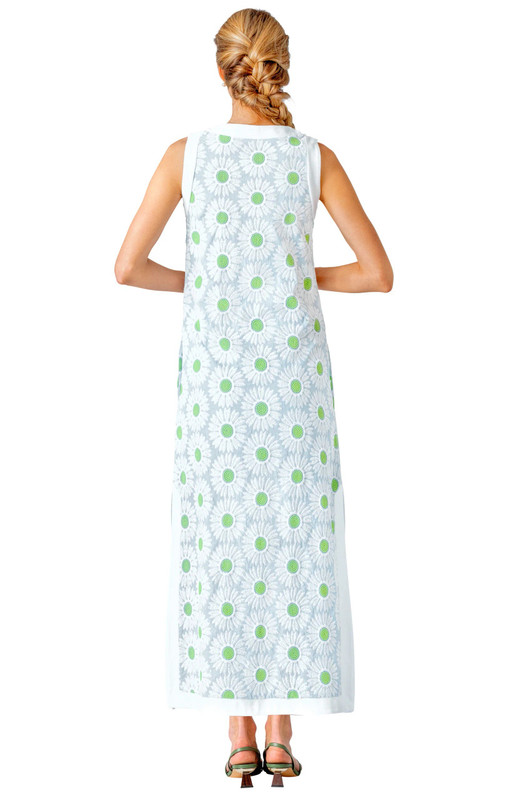 Gretchen Scott A Daisy of a Dress Maxi Embroidered Sleeveless Dress - Beach  House Gift Boutique