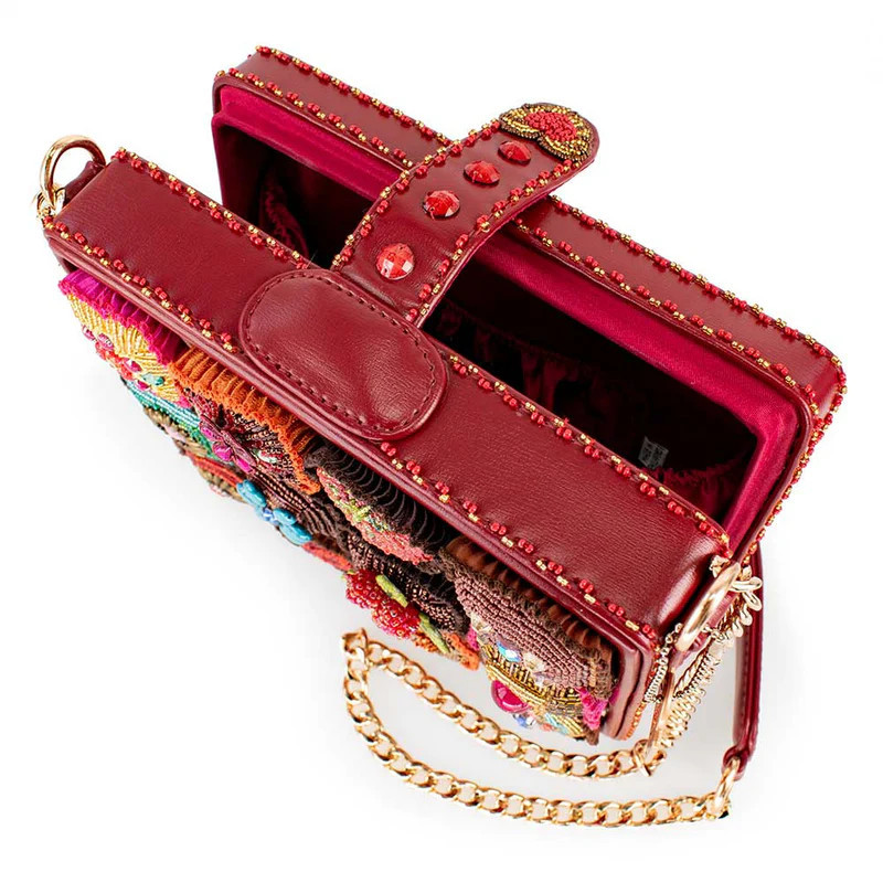 MARY FRANCES パーティーバック Mary Frances Lady Luck Beaded Handbag Casino-Themed
