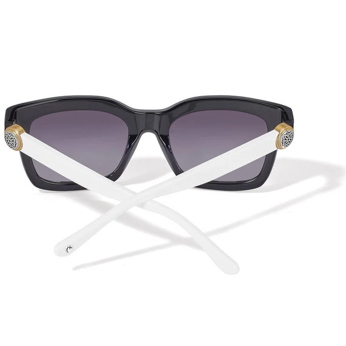 Brighton Ferrara Sunglasses. Make a statement in black and white sunglasses Brighton Ferrara Two Tone Black-White Sunglasses - Beach  main image 4