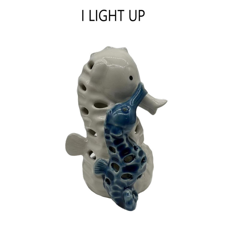 Fancy That Seahorse and Baby Figurine Light