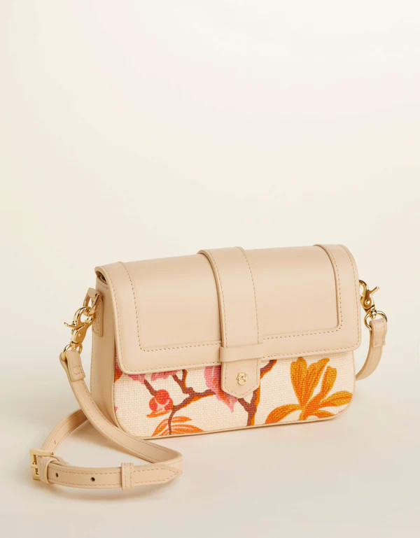 Spartina 449 Jolene Richmond Hill Cream Crossbody Clutch Bag