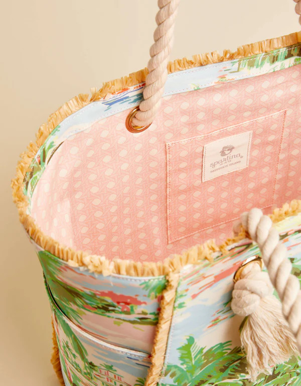 Spartina 449 Coastal Dreams Rope Beach Tote Bag - Thumbnail 3