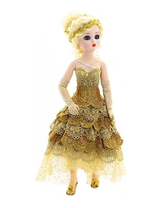 Madame Alexander Brilliant Cascade Gold Cissy 21