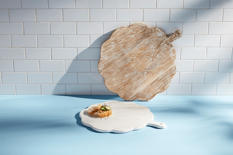 Mud Pie Scalloped Wood Board - Thumbnail 4