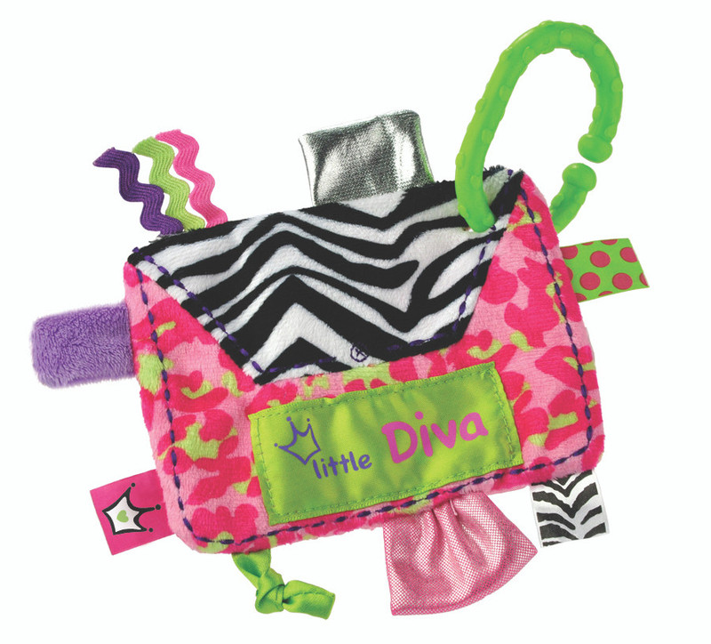 Kids Preferred Little Diva Label Loveys Baby Infant Squeaker Teether Toys