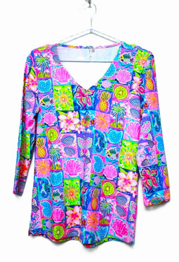 【BAON】[unisex] Lulubi Pigment Printing Over Long Sleeve T Premium Long Sleeve Crew Neck Tee | ZuniSportswear