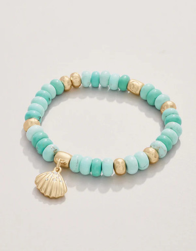 Spartina 449 Gold Bracelets | Mercari Spartina 449 Gold and Turquoise Bracelets display picture 1