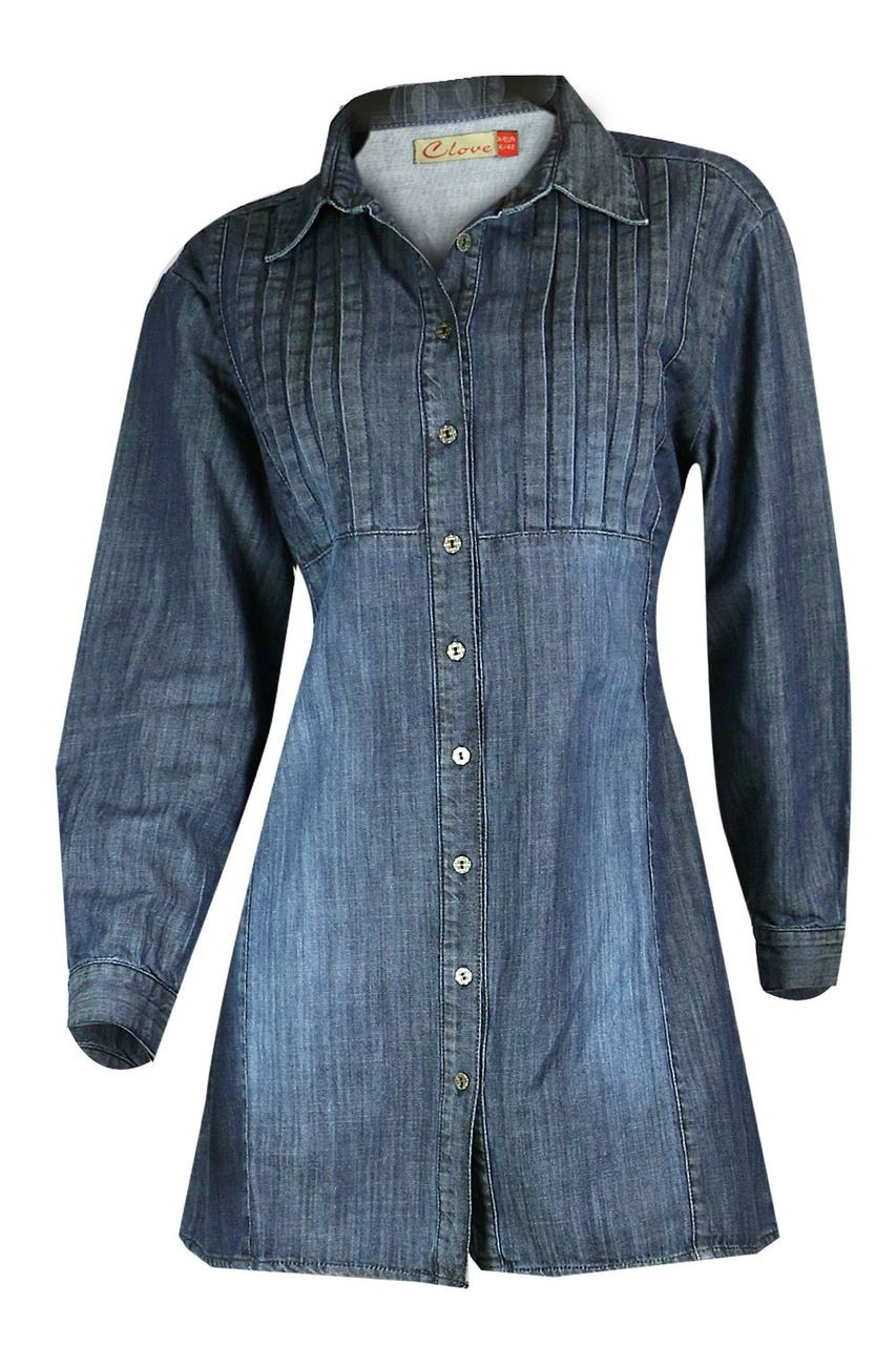 Women's Long Sleeve Denim Dresses | Nordstrom