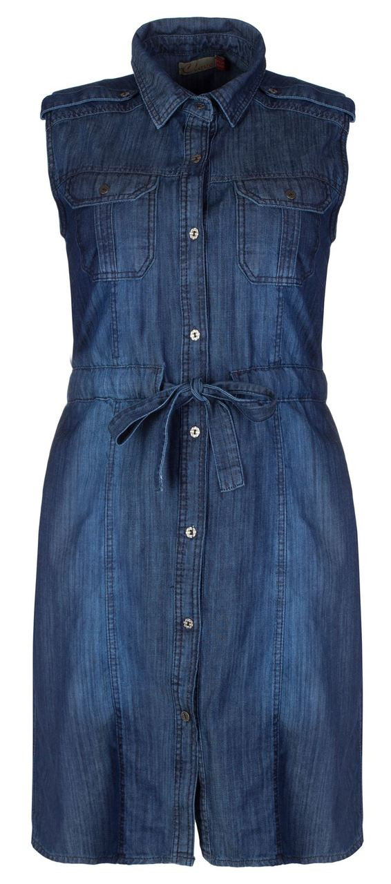 denim dress size 14