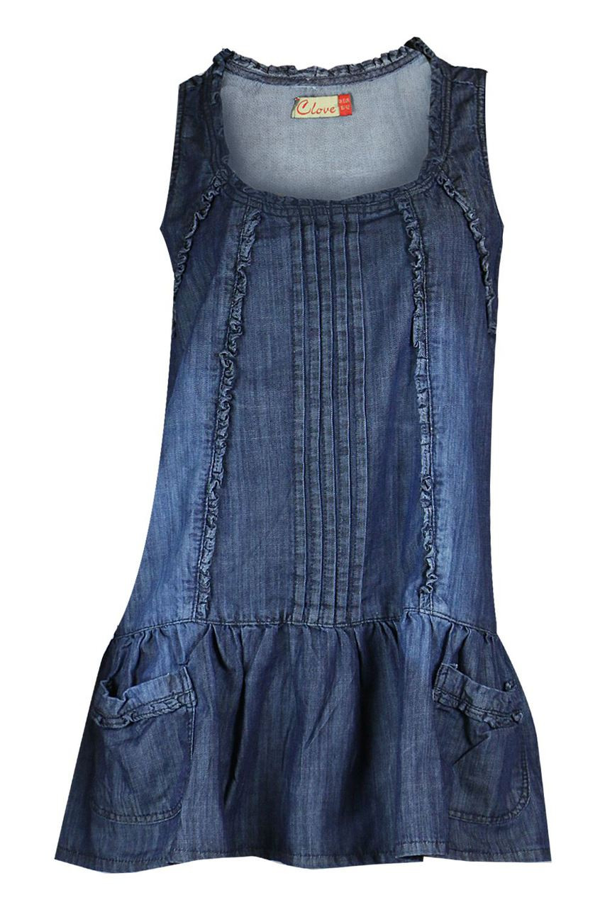 womens denim tunic dress