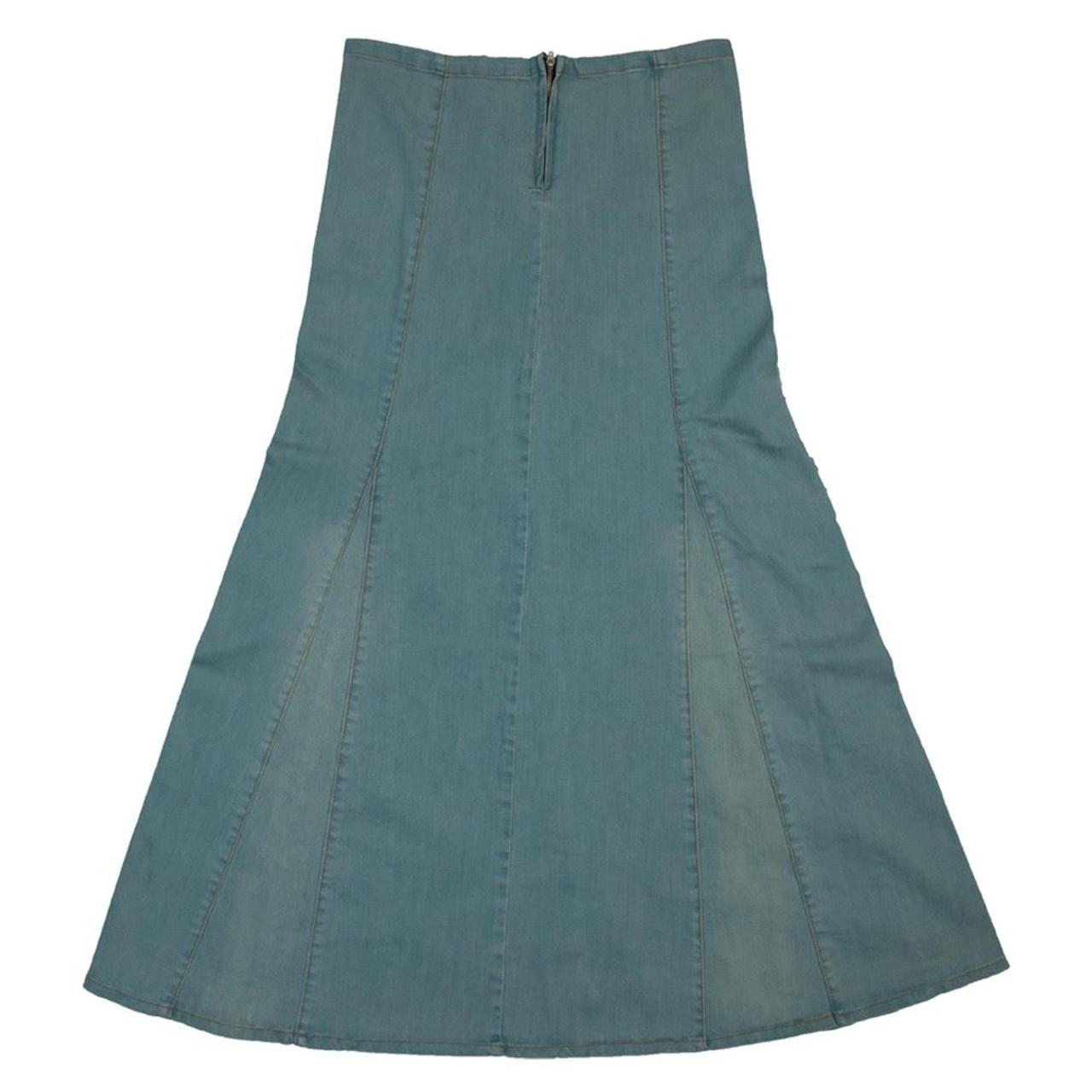 denim skirt size 12