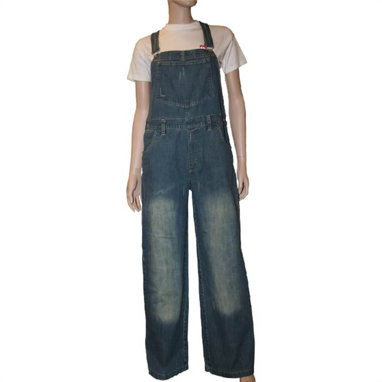 womens baggy denim dungarees