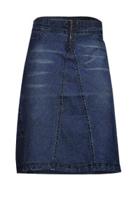 Women Long Denim Skirts UK | Clove Plus Size Jeans Skirts Online | Buy ...