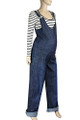 Clove Soft Blue Denim Long and Tall Maternity Dungarees Plus Size