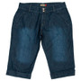 Blue Denim Capri Womens  Jeans Plus Size 14 16 18 20 22 24