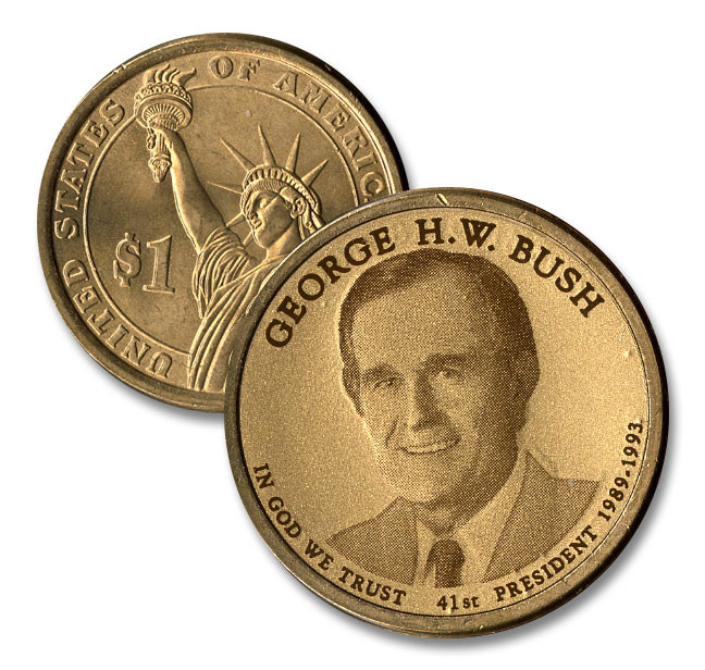 CNPRES41 - $1.00 Enhanced, President George H.W. Bush - Mystic