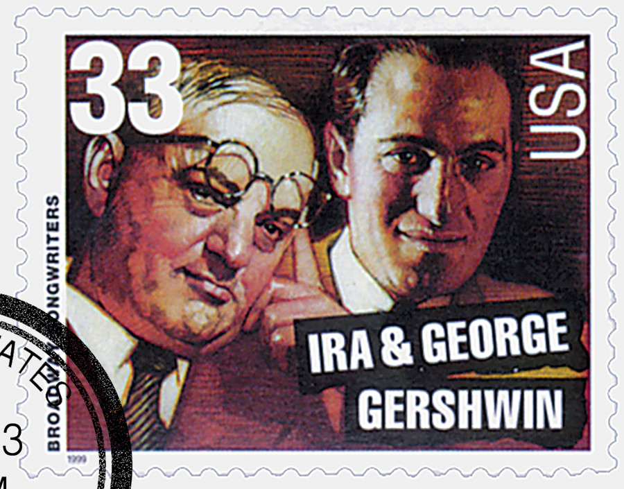 3345 - 1999 33c Broadway Songwriters: Ira & George Gershwin