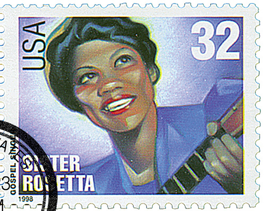 3219 - 1998 32c Gospel Singers: Sister Rosetta - Mystic Stamp Company