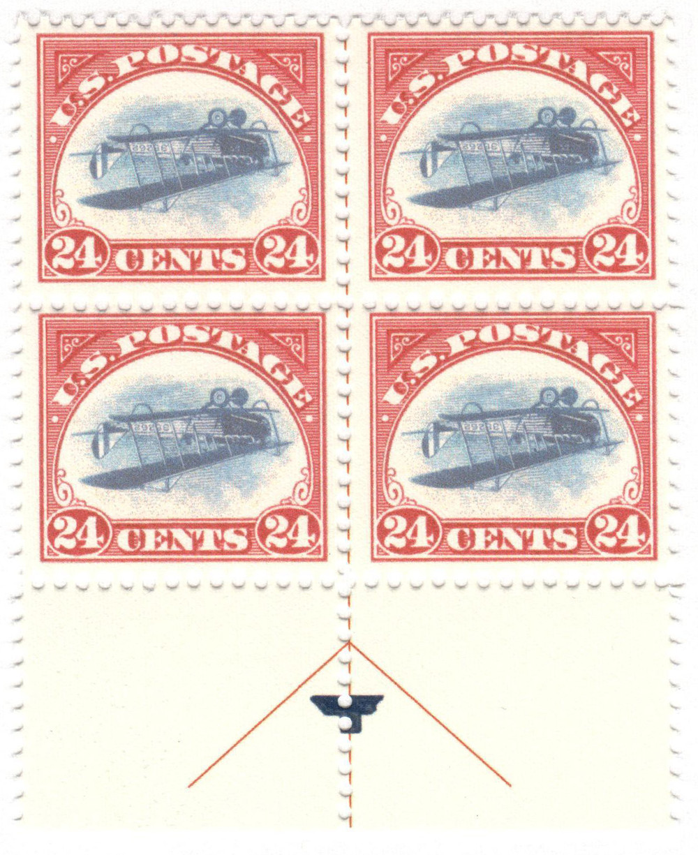 C3aRepro - 1918 24c Jenny Invert (C3a) Reproduction - Mystic