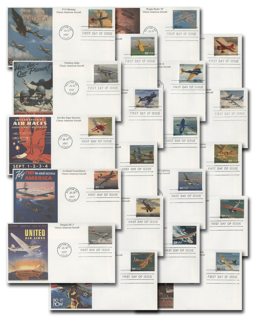 321365 -- Mystic First Day Cover Set -- First Day Cover