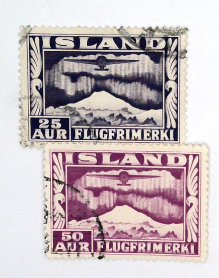 C17-18 - 1934 Iceland - Mystic Stamp Company