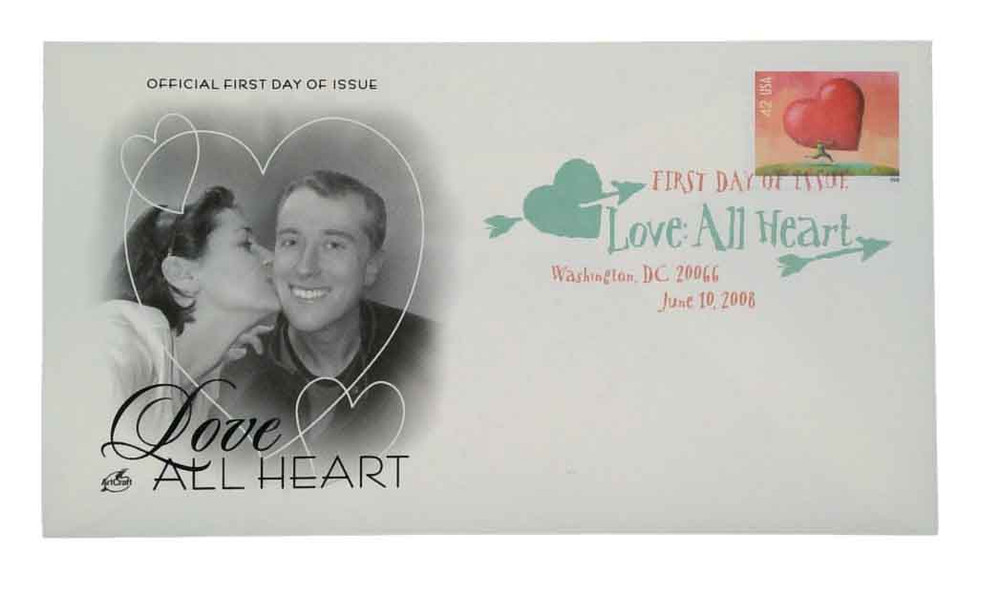 MUCH TOO ROMANTIC!～The Collectors 30th … 4270 - 2008 42c Love Series: All Heart - Mystic Stamp Company