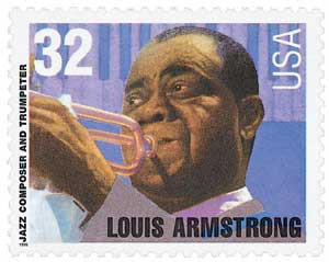 2982 - 1995 32c Jazz Musicians: Louis Armstrong - Mystic Stamp Company