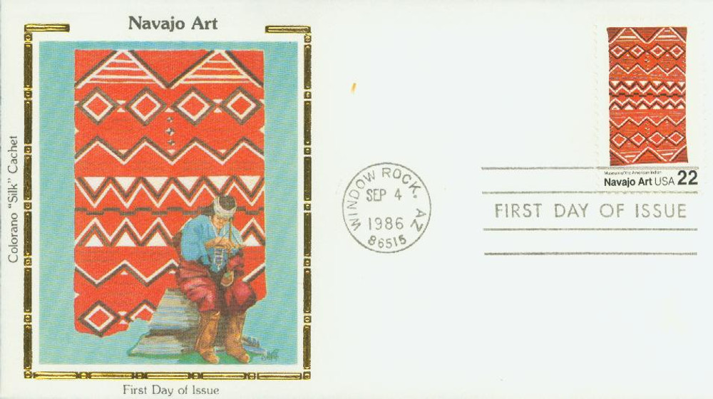 311620 -- Colorano Silk First Day Cover -- First Day Cover