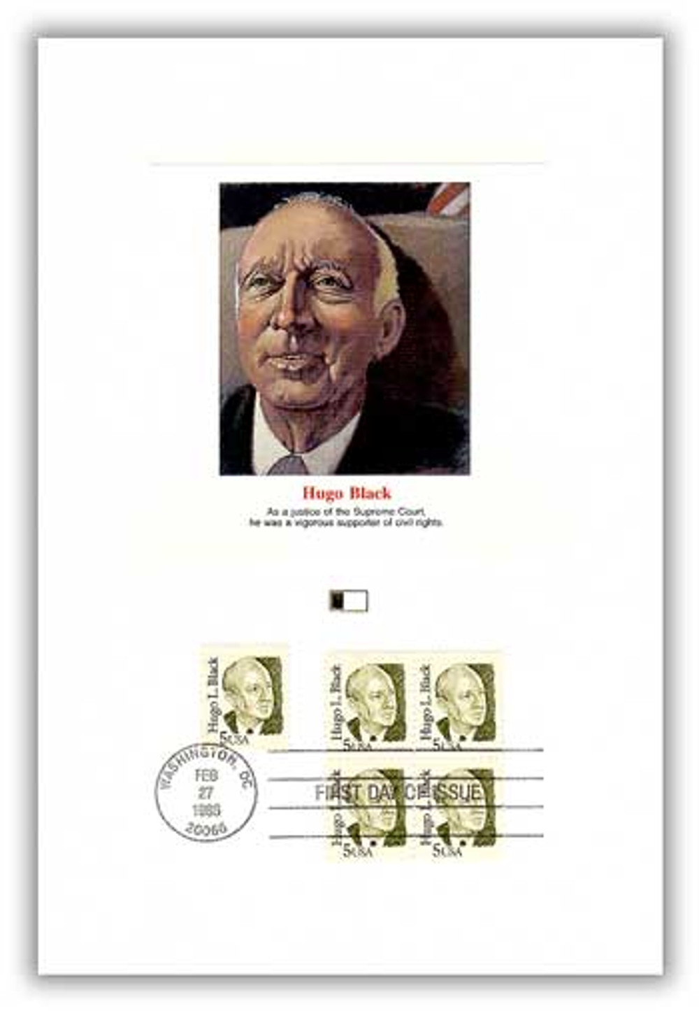 46233 -- First Day Cover Proofcard -- First Day Cover