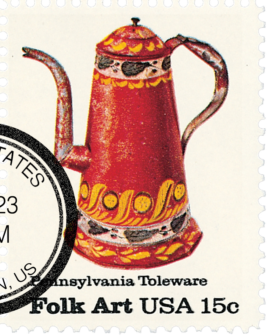 1778 - 1979 15c Pennsylvania Toleware: Coffee Pot - Mystic Stamp