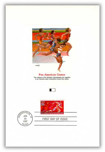 2247 - 1987 22c Pan American Games - Mystic Stamp Company