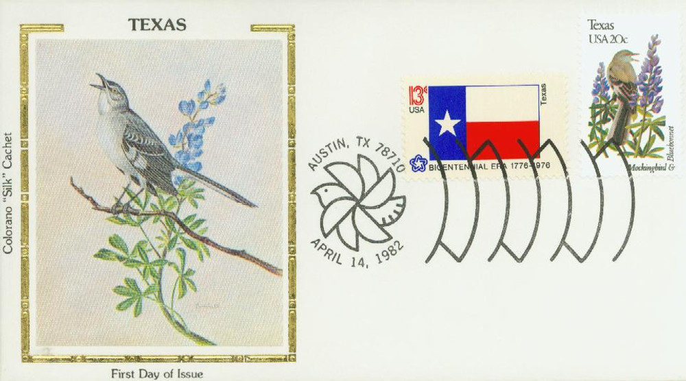309090 -- Colorano Silk First Day Cover -- First Day Cover