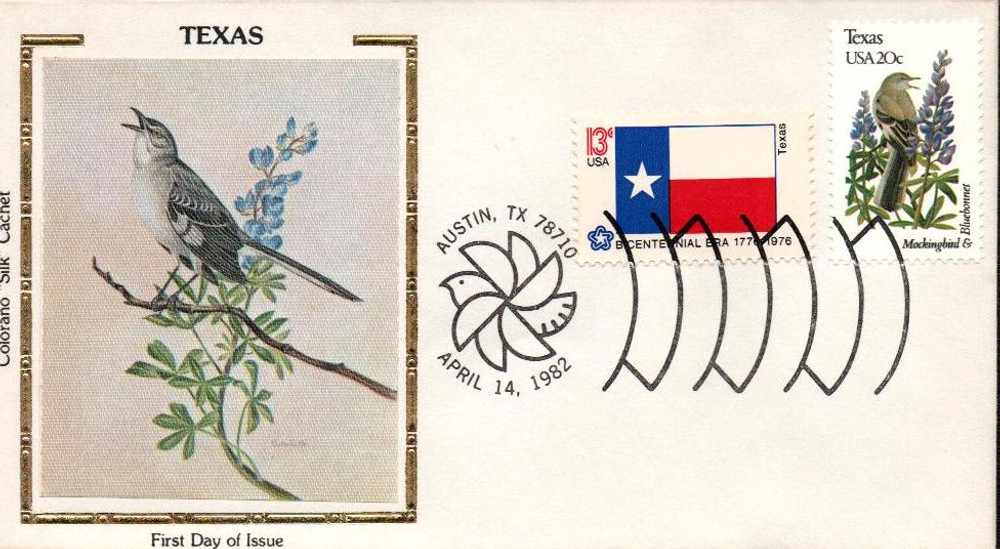 693688 -- Colorano Silk First Day Cover (Combination Cover) -- First Day Cover