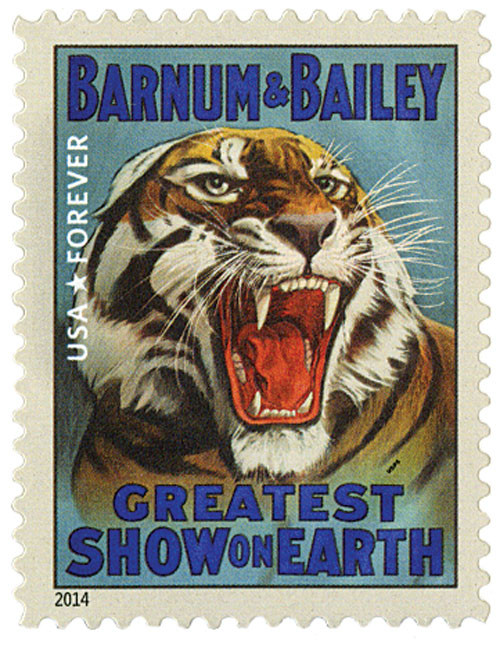 4903 - 2014 First-Class Forever Stamp - Vintage Circus Posters
