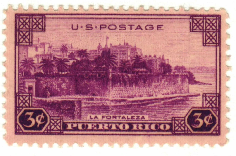 801 - 1937 3c Puerto Rico, Bright Purple - Mystic Stamp Company