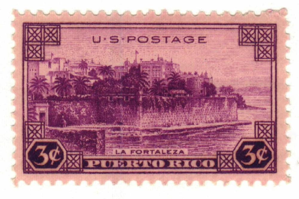 801 - 1937 3c Puerto Rico, Bright Purple - Mystic Stamp Company