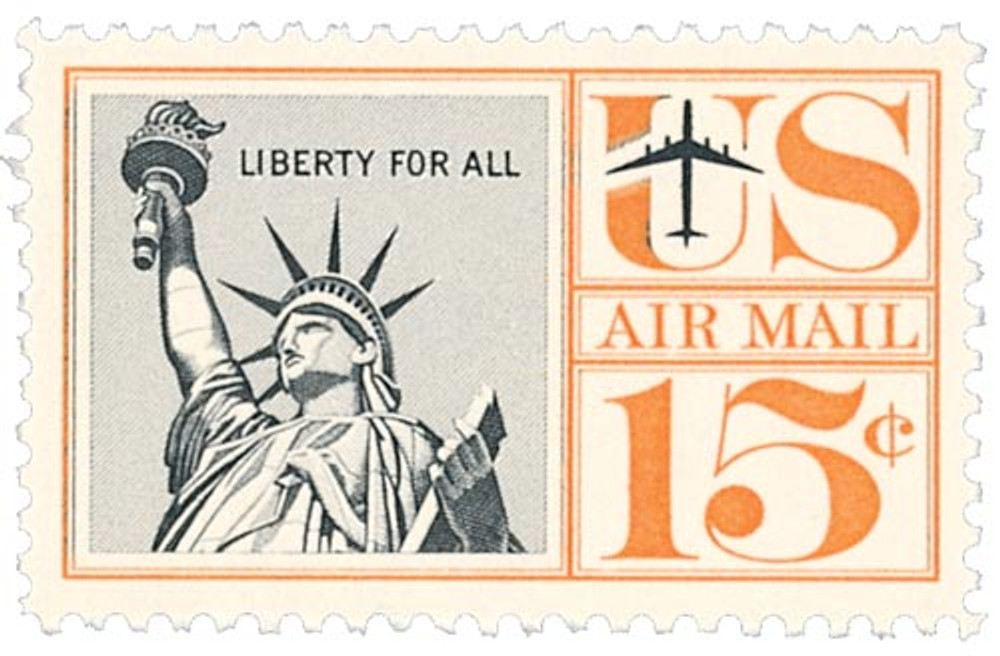 コレクション Limited rare stamps 15 stamps C58 - 1959-61 15c Statue of Liberty - Mystic Stamp Company