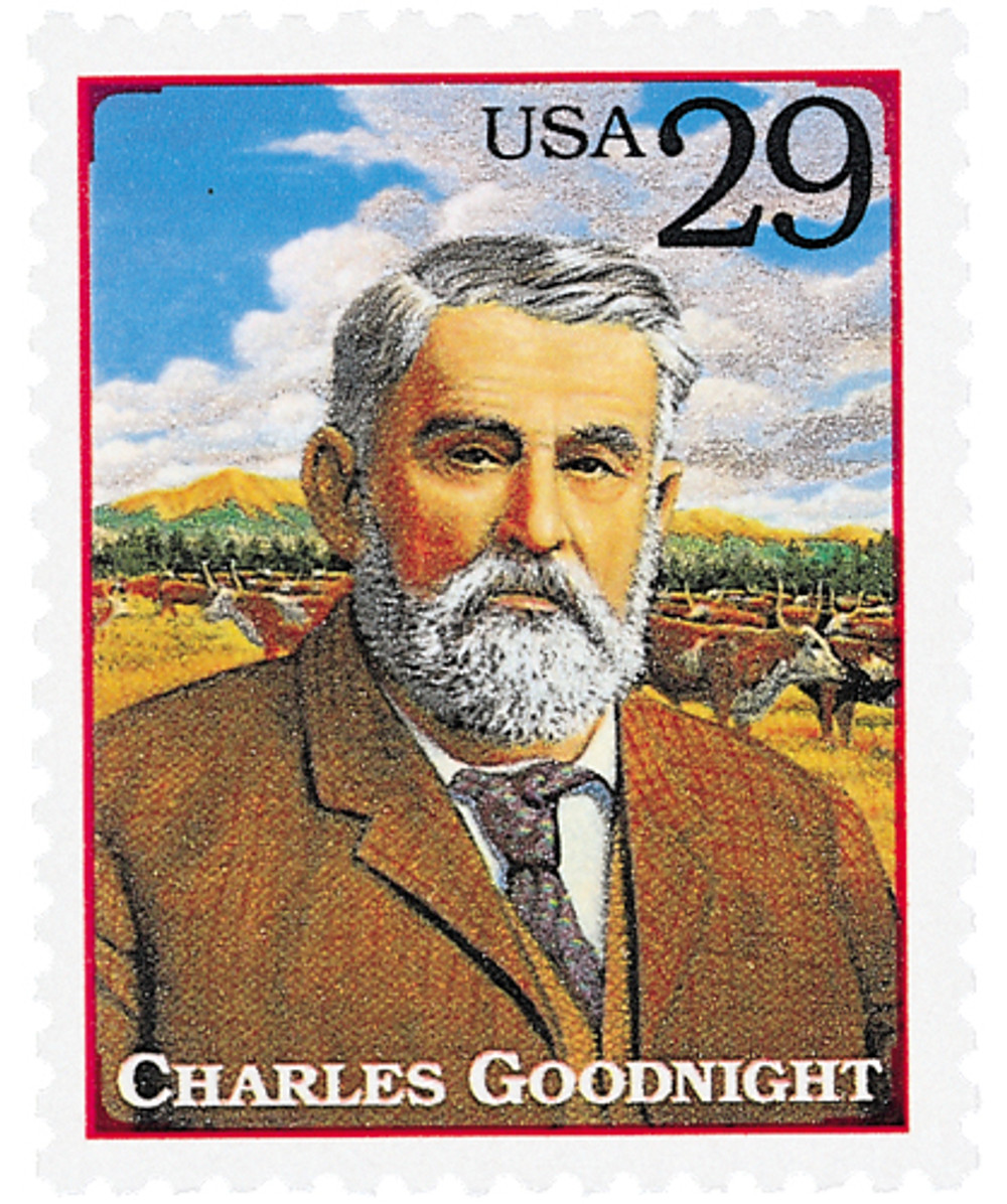 2869l - 1994 29c Legends of the West: Charles Goodnight