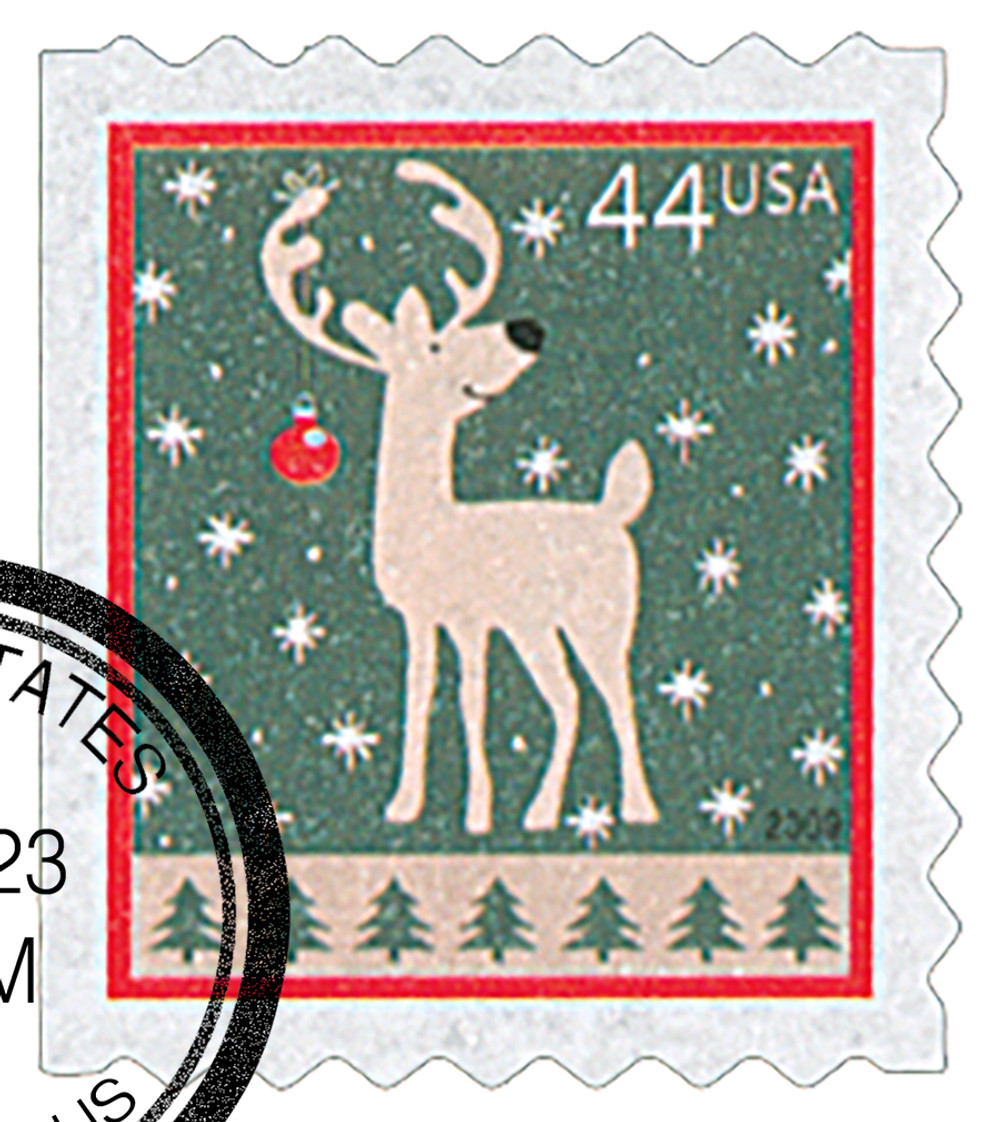 4429 - 2009 44c Contemporary Christmas: Reindeer, ATM