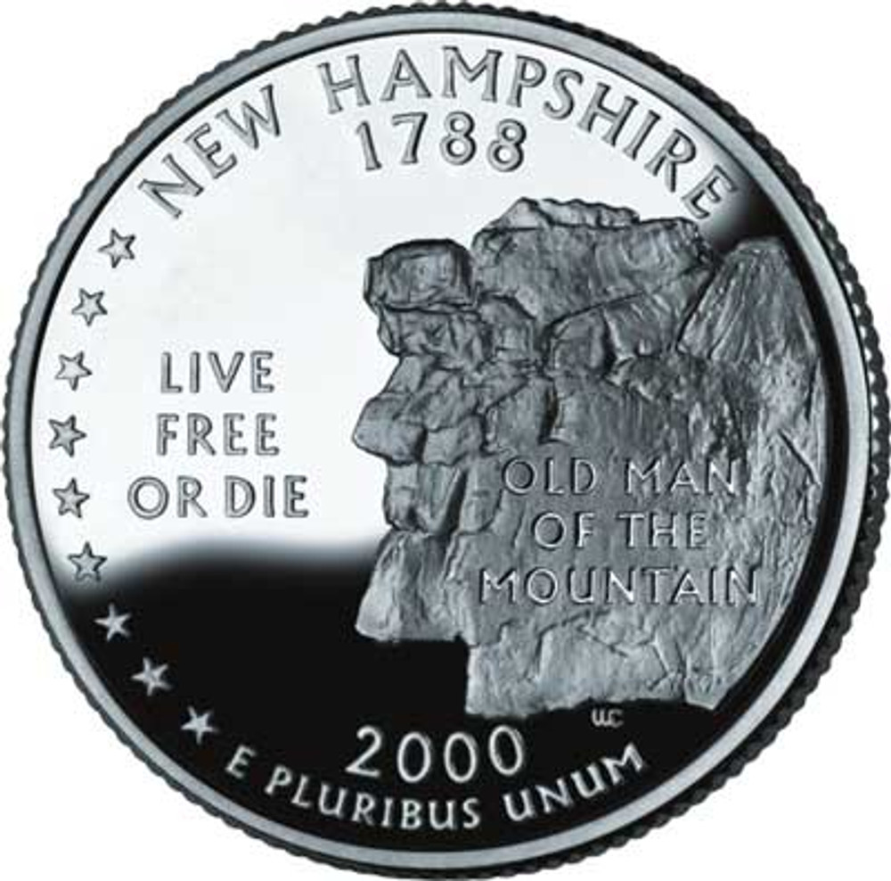 大人気新品セール ブ CNNH25D Mystic - Mint D Quarter, State Hampshire New 2000 - アート・デザイン・音楽