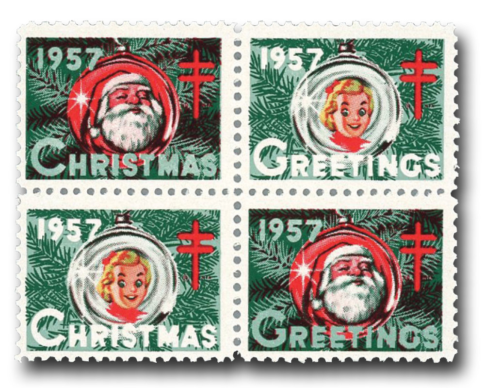 WX185 - 1957 National Tuberculosis Association Christmas Seal