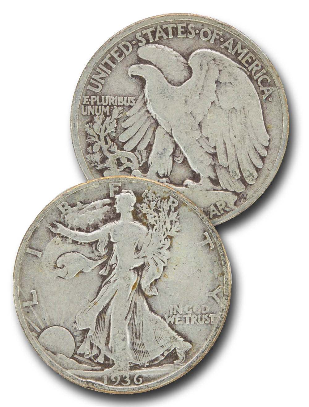 CH-936 - 1936 Walking Liberty Half Dollar - Mystic Stamp Company