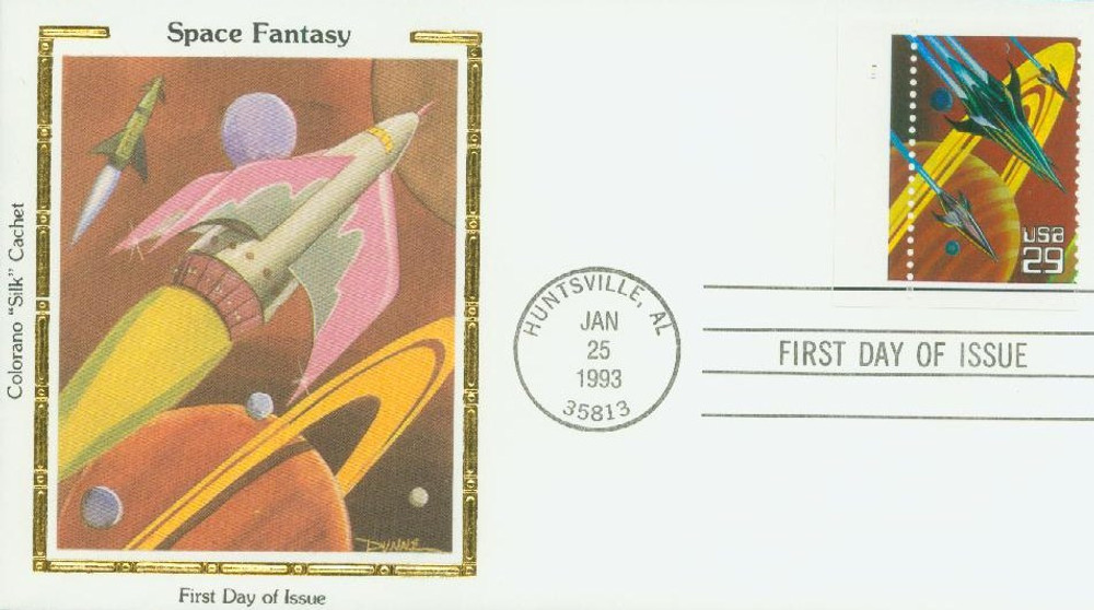 316463 -- Colorano Silk First Day Cover -- First Day Cover